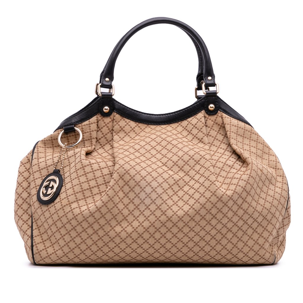 Gucci Large GG Canvas Sukey Tote