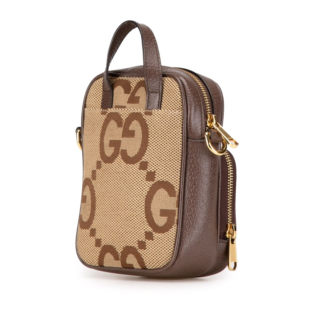 Gucci Micro Jumbo GG Canvas Web Top Handle Bag - 2