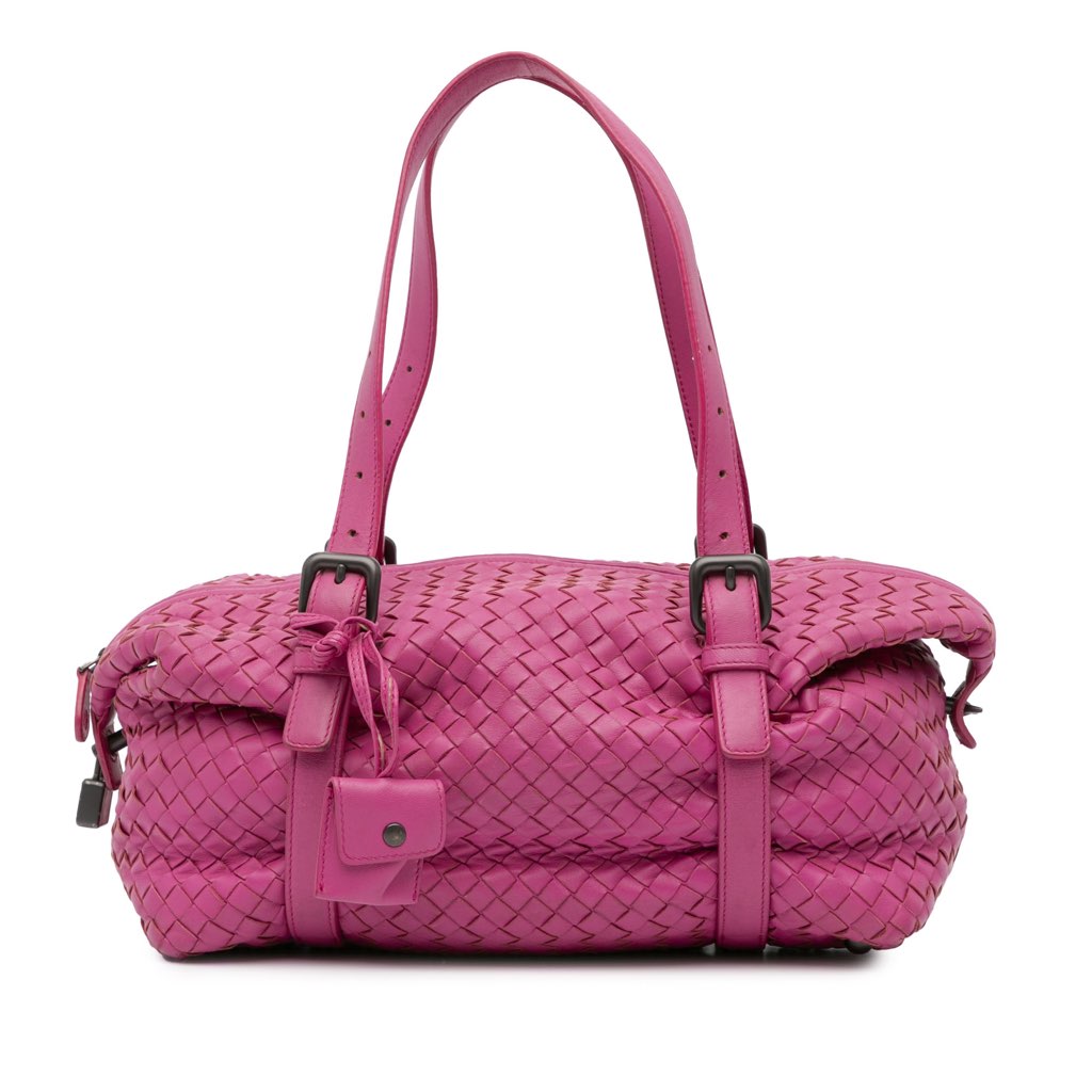 Bottega Veneta Nappa Intrecciato Montaigne Shoulder Bag