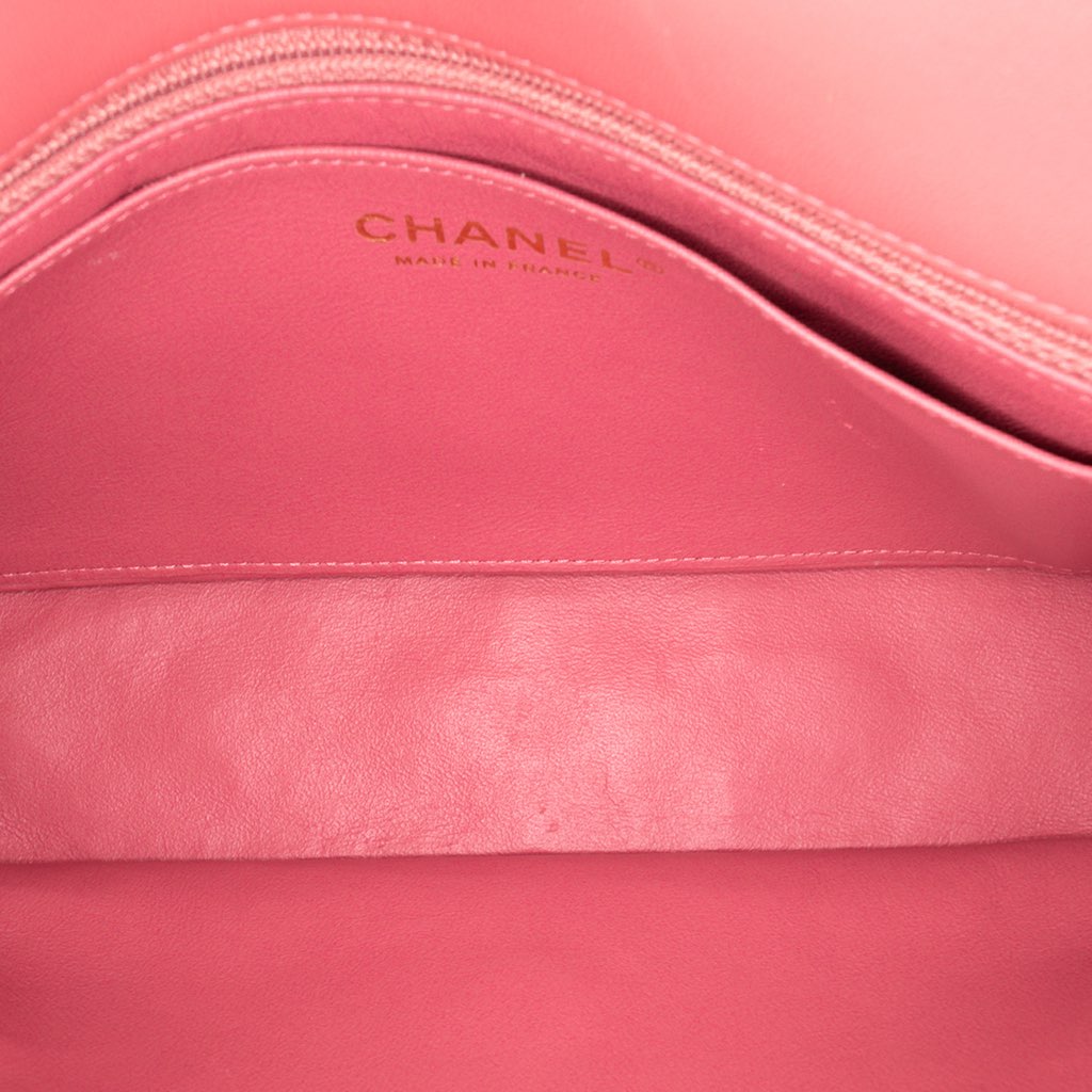 Chanel Medium Classic Lambskin Valentines Heart Charms Single Flap - 4