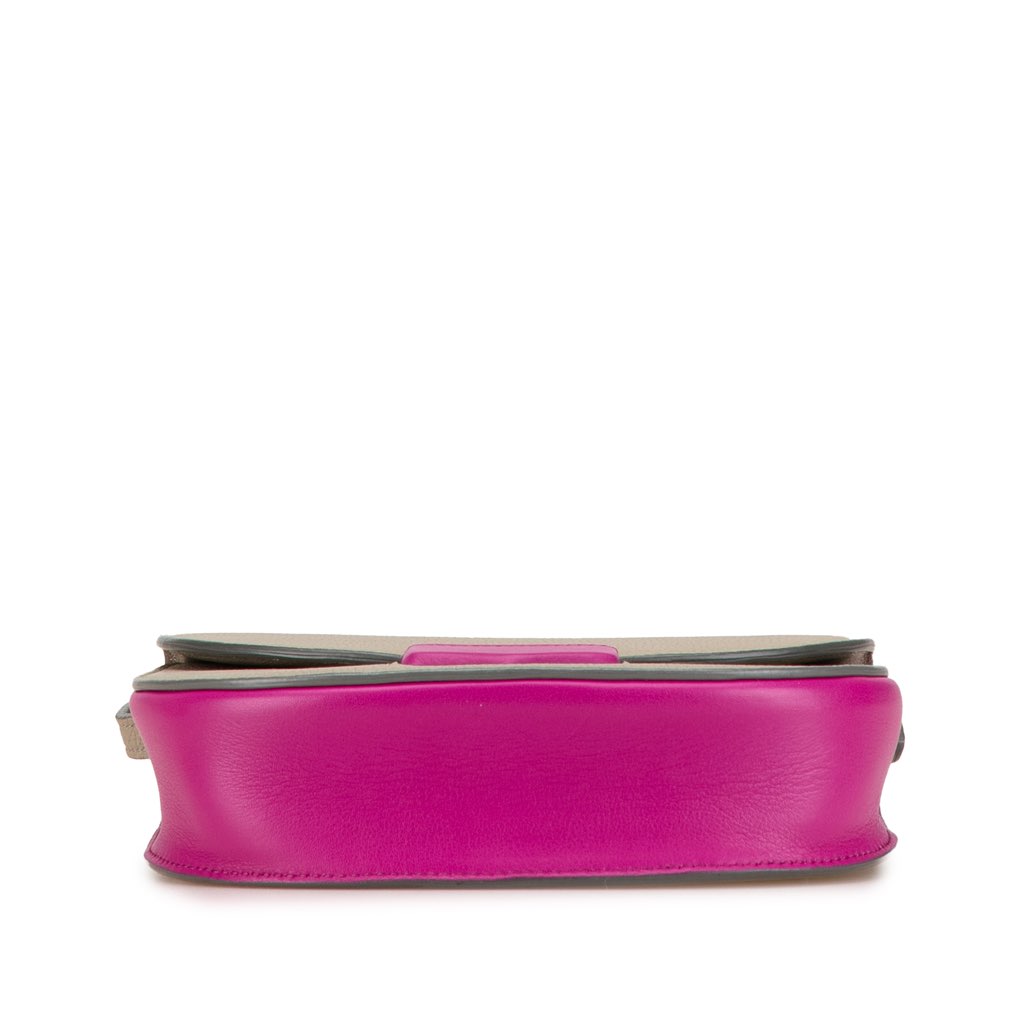 Celine Small Bicolor Leather Trotteur Crossbody - 3