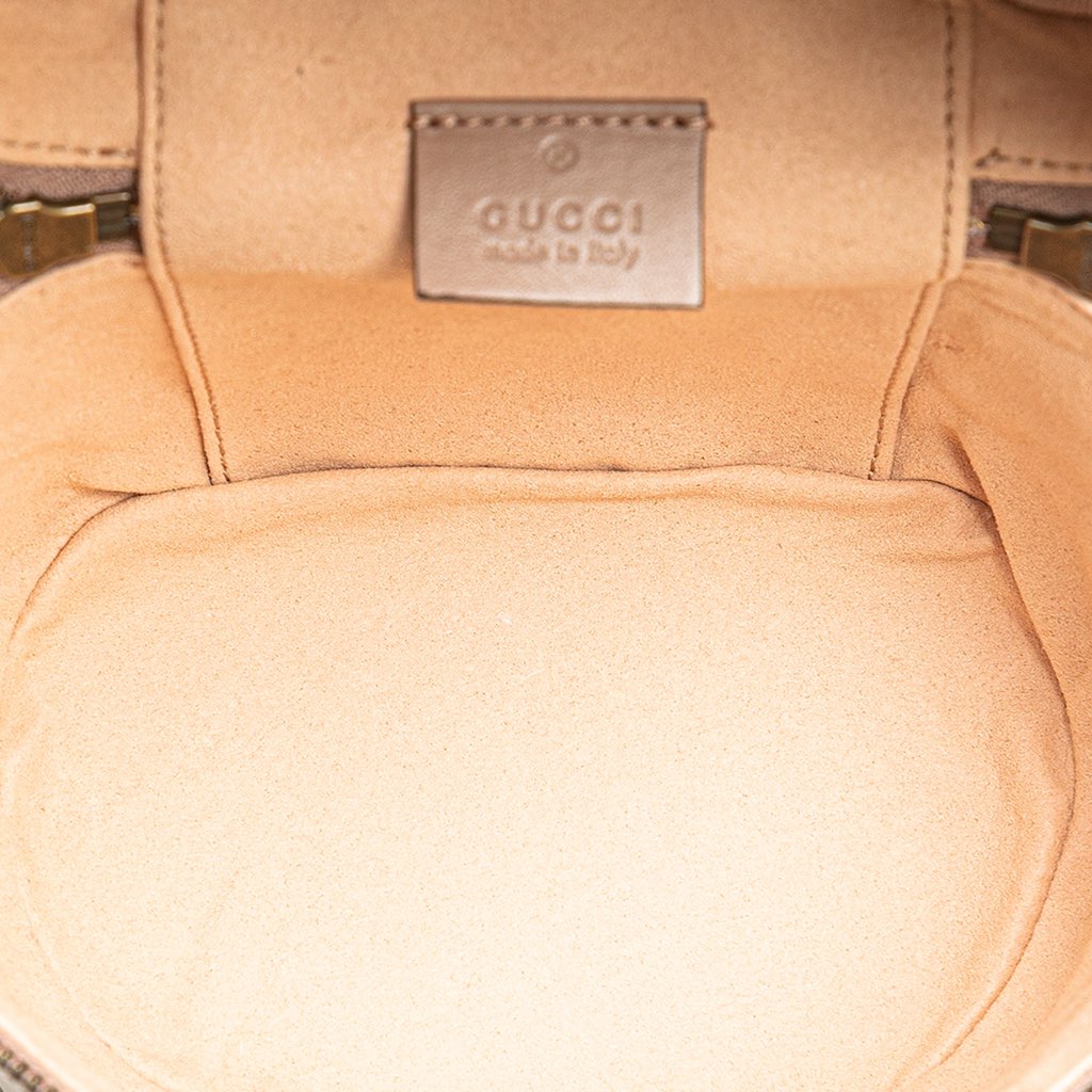 Gucci GG Marmont Round Matelasse Leather Backpack - 4