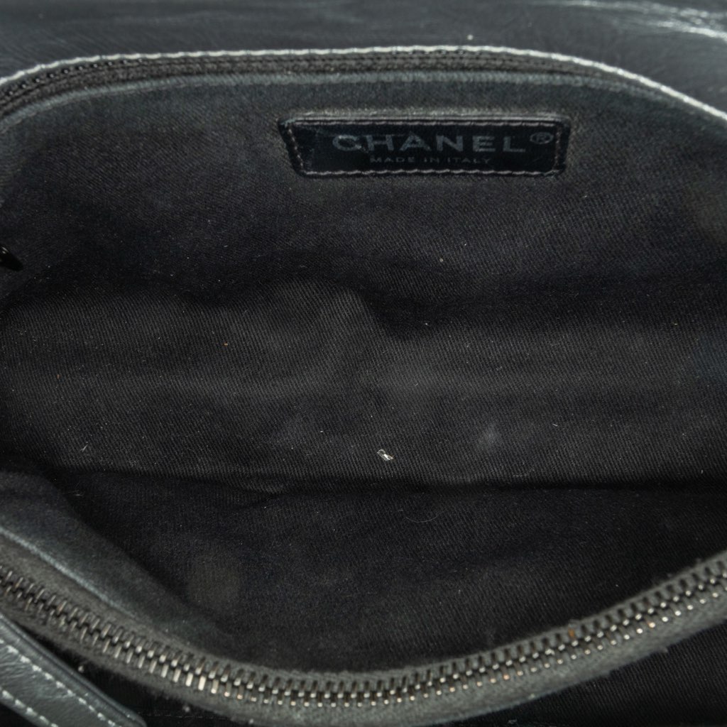 Chanel Small Quilted Aged Calfskin Coco Top Handle Bag - 5