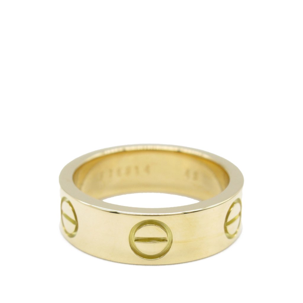 Cartier 18K Yellow Gold Classic Love Ring - 2