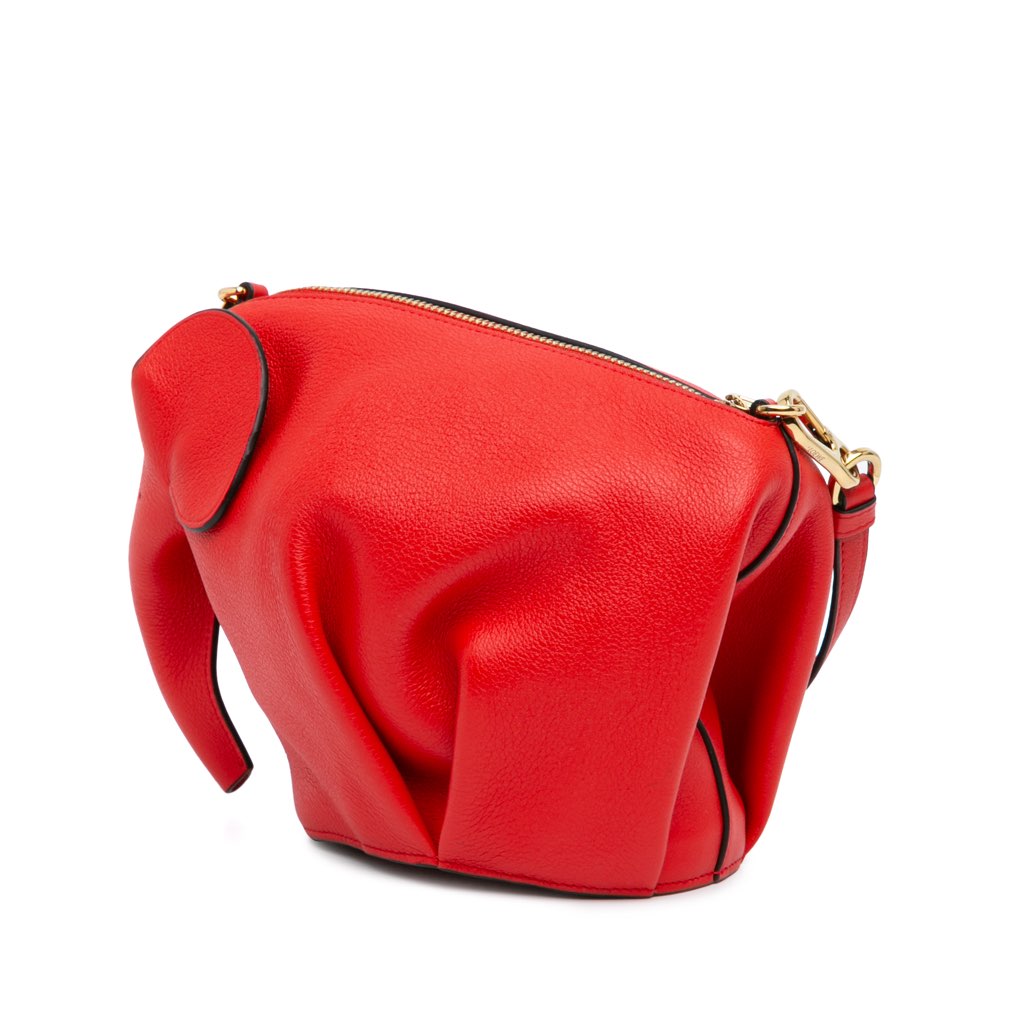Loewe Mini Leather Elephant Crossbody - 2