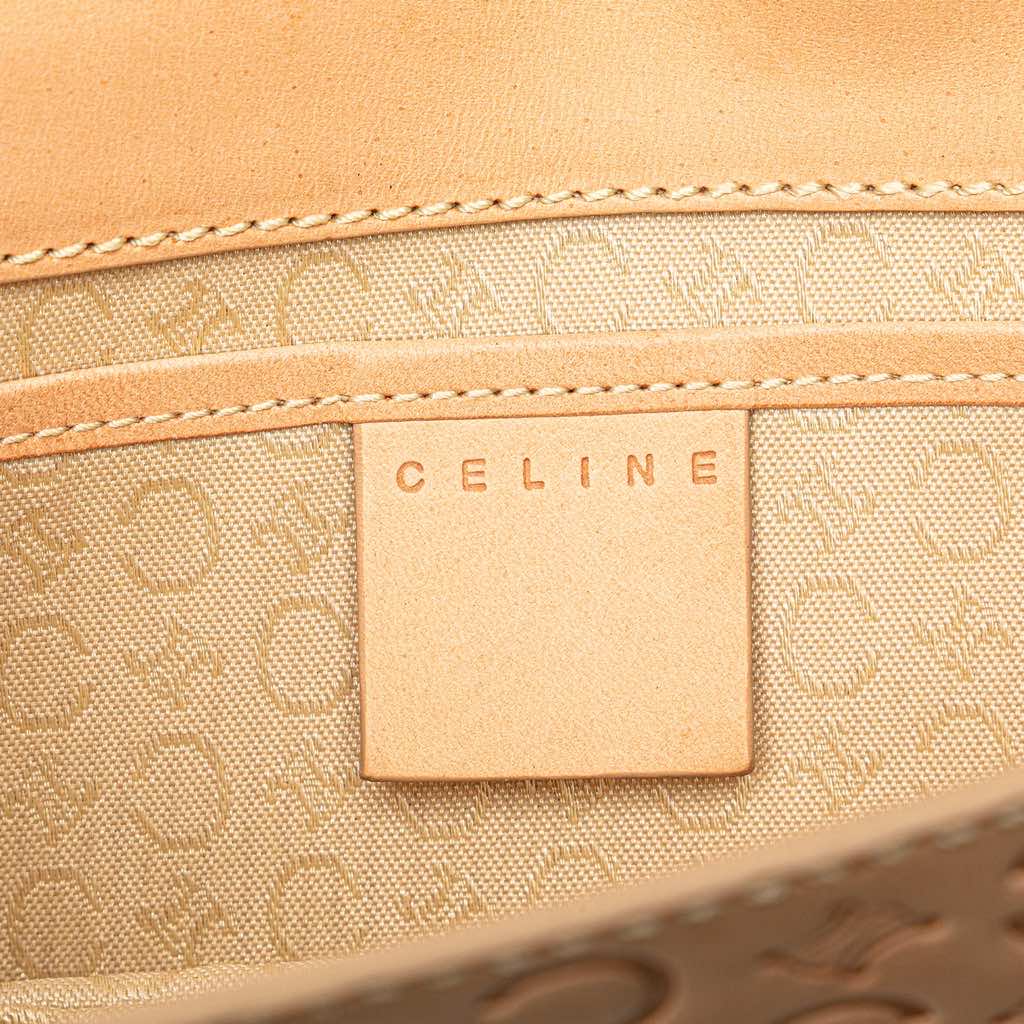 Celine C Macadam Leather Pochette - 5