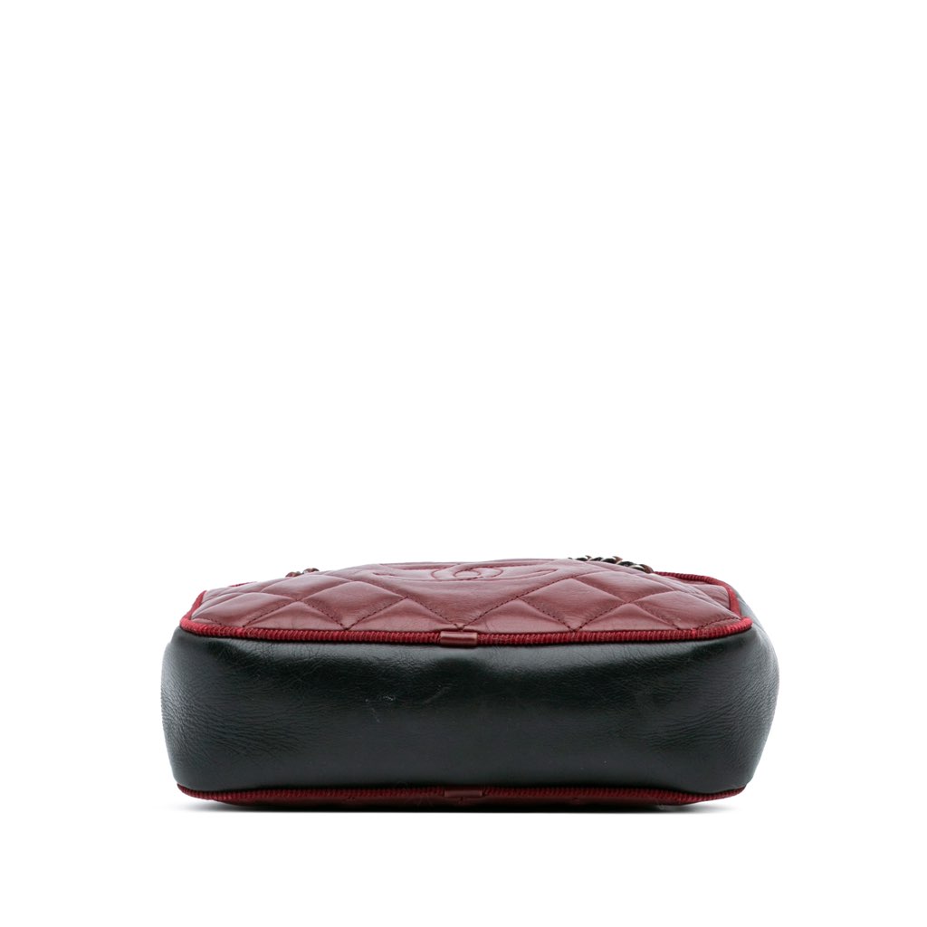 Chanel Small Bicolor Quilted Calfskin Ballerine Camera Bag - Image 6