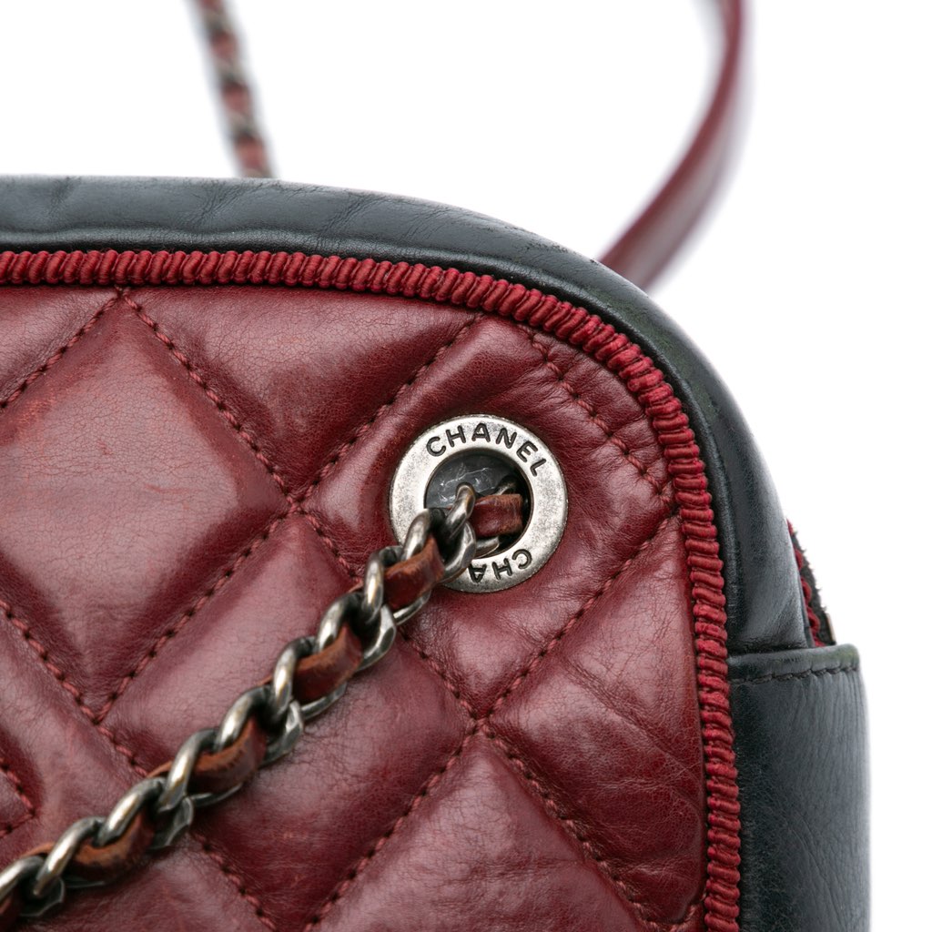 Chanel Small Bicolor Quilted Calfskin Ballerine Camera Bag - Image 10