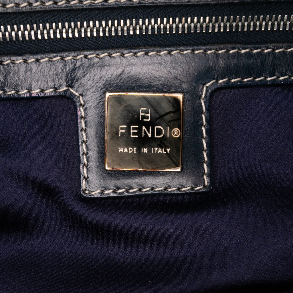 Fendi Small Zucchino Canvas Twins Tote - 5