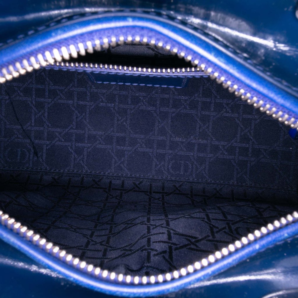 Dior Medium Patent Cannage Lady Dior - 4