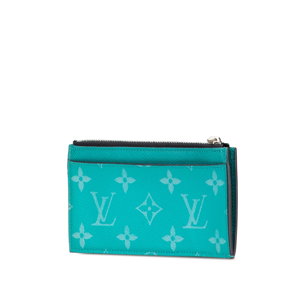 Louis Vuitton Taigarama Coin Card Holder - Back view