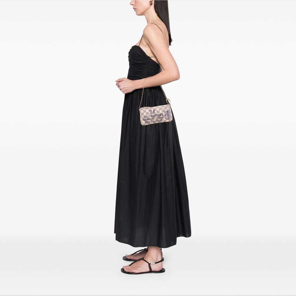 Louis Vuitton Damier Azur Trunks Labels Pochette Milla MM - Image 13