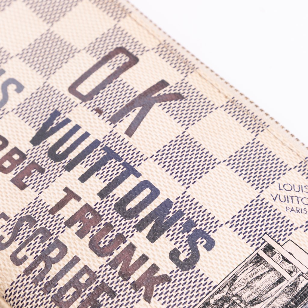 Louis Vuitton Damier Azur Trunks Labels Pochette Milla MM - Image 10