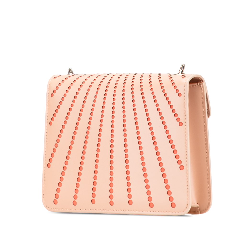 Bvlgari Small Laser Cut Calfskin Serpenti Forever Diamond Blast Sunshine Crossbody - 2