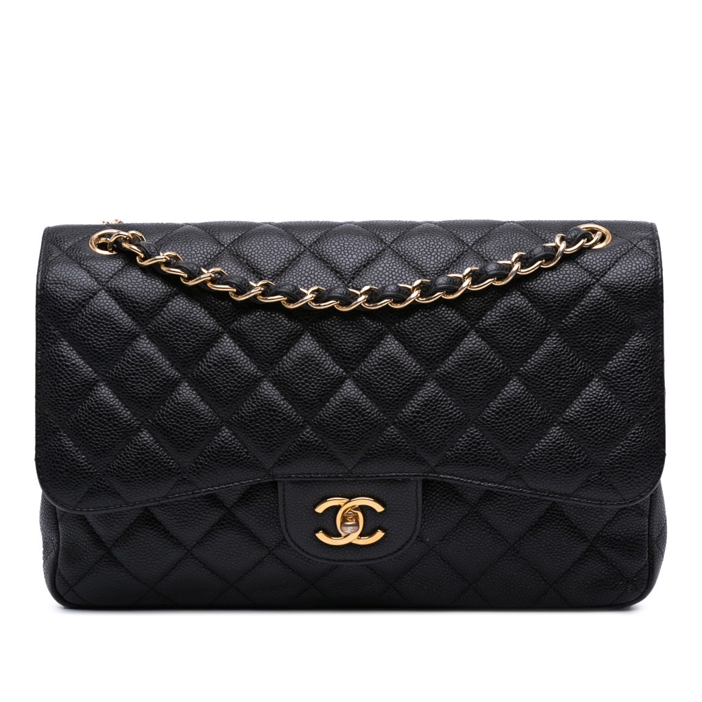 Chanel Jumbo Classic Caviar Double Flap