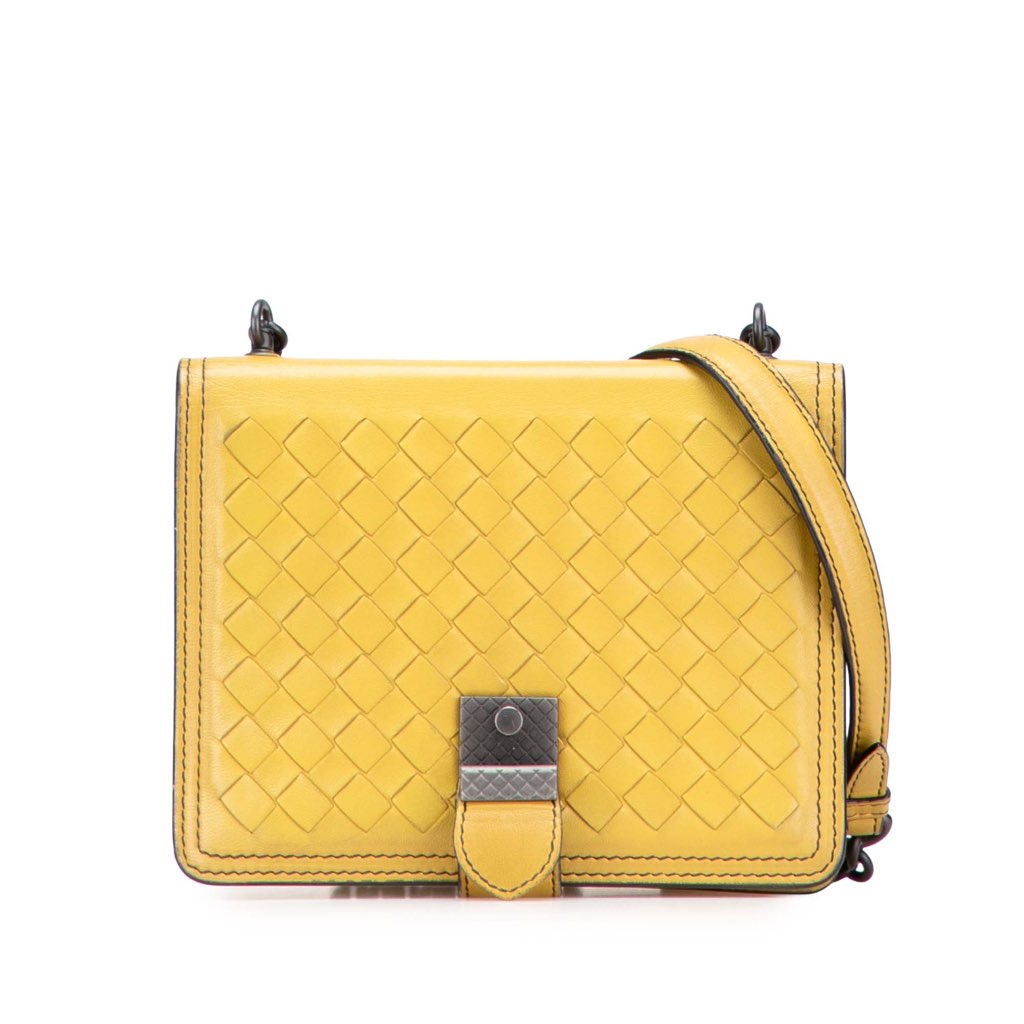 Bottega Veneta Small Nappa Intrecciato Runway Shoulder Bag