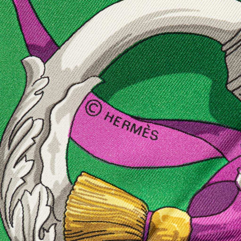Hermès Ferronnerie Printed Silk Scarf - Image 6
