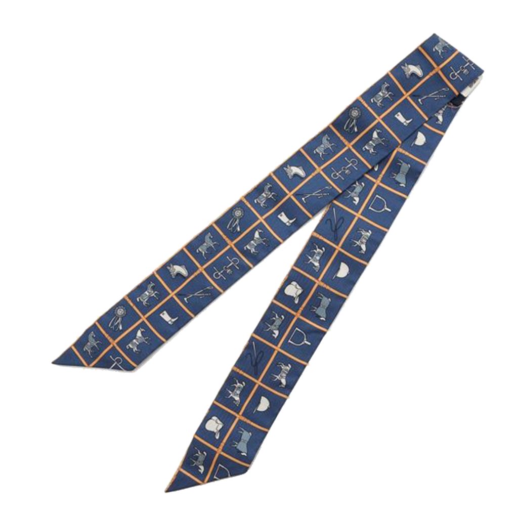 Hermès Couvertures Et Tenues De Jour Twilly Silk Scarf - 2