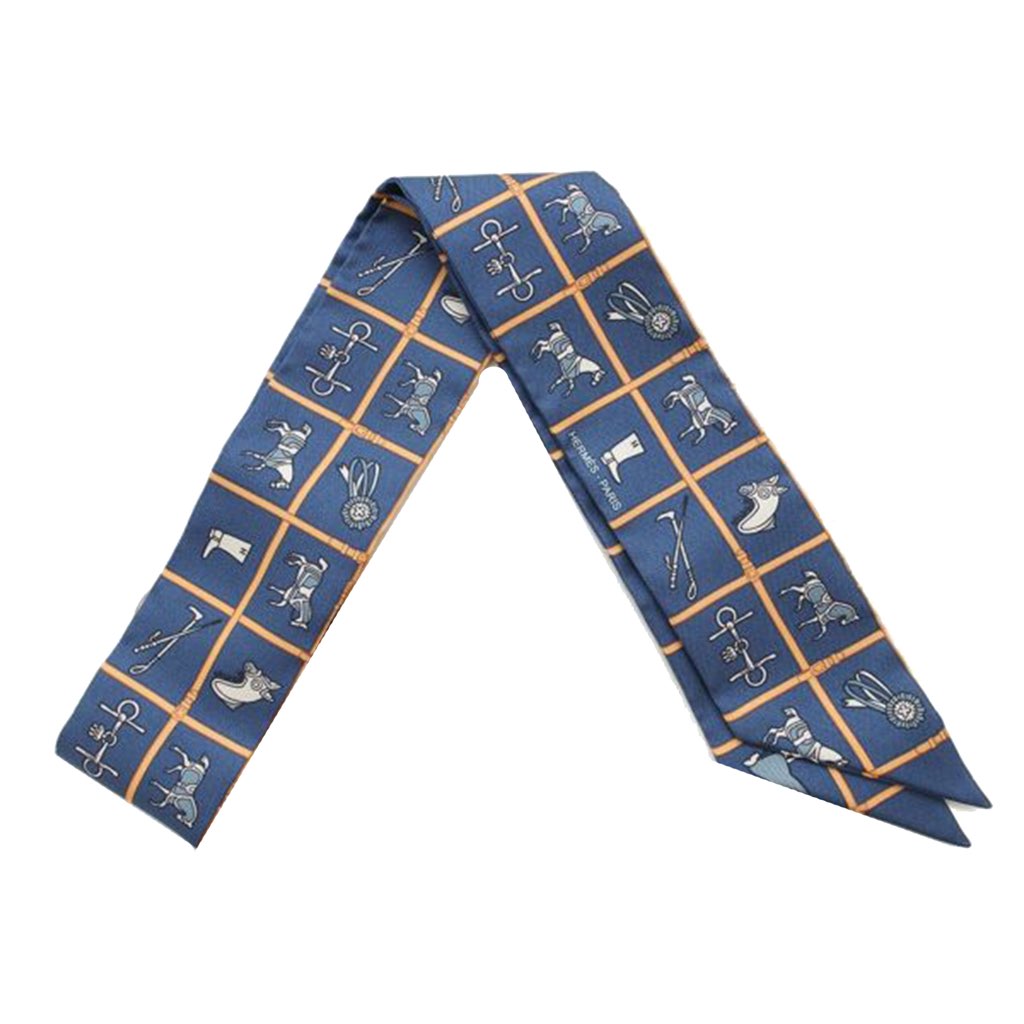 Hermès Couvertures Et Tenues De Jour Twilly Silk Scarf - 3