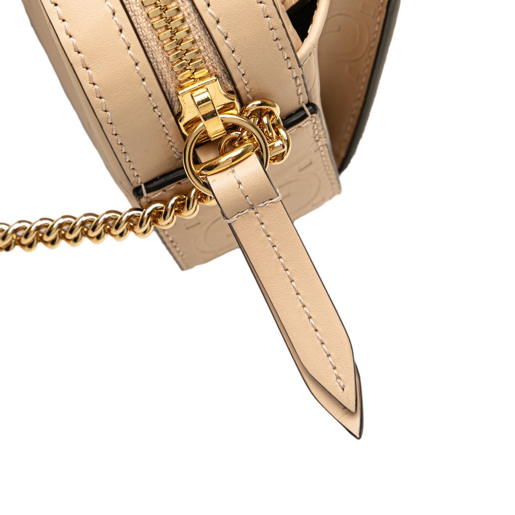 Gucci Super Mini GG Debossed Calf Chain Wallet - Image 10