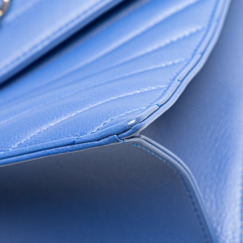 Chanel Chevron Calfskin Coco Envelope Shoulder Bag - Image 12