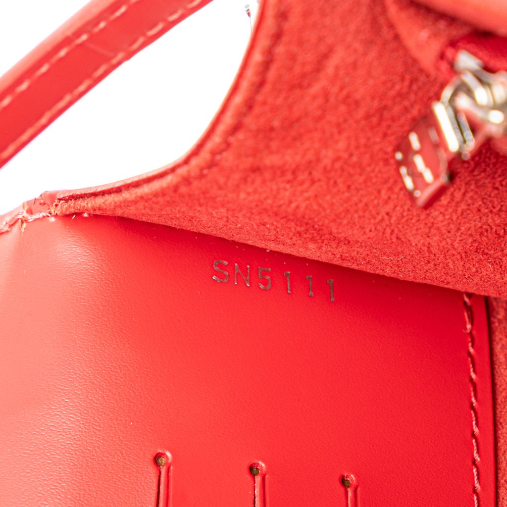 Louis Vuitton Epi Sevigne Clutch - Side view