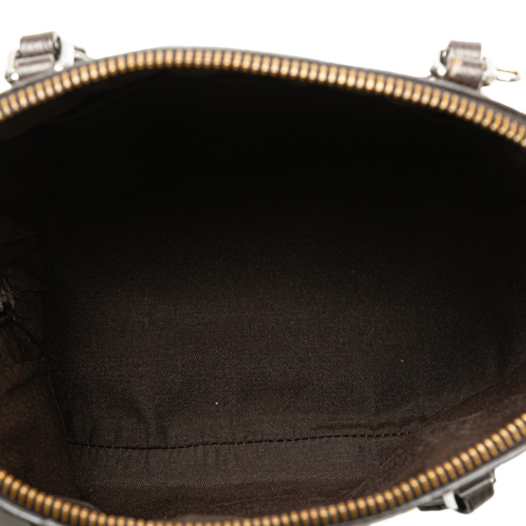 Gucci Mini Leather Web Dome Satchel - 4