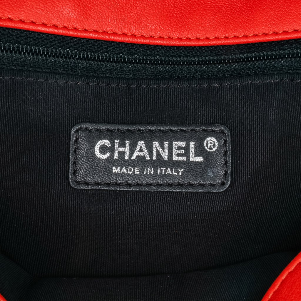 Chanel Medium Quilted Lambskin Cuba Color Flap - Side view