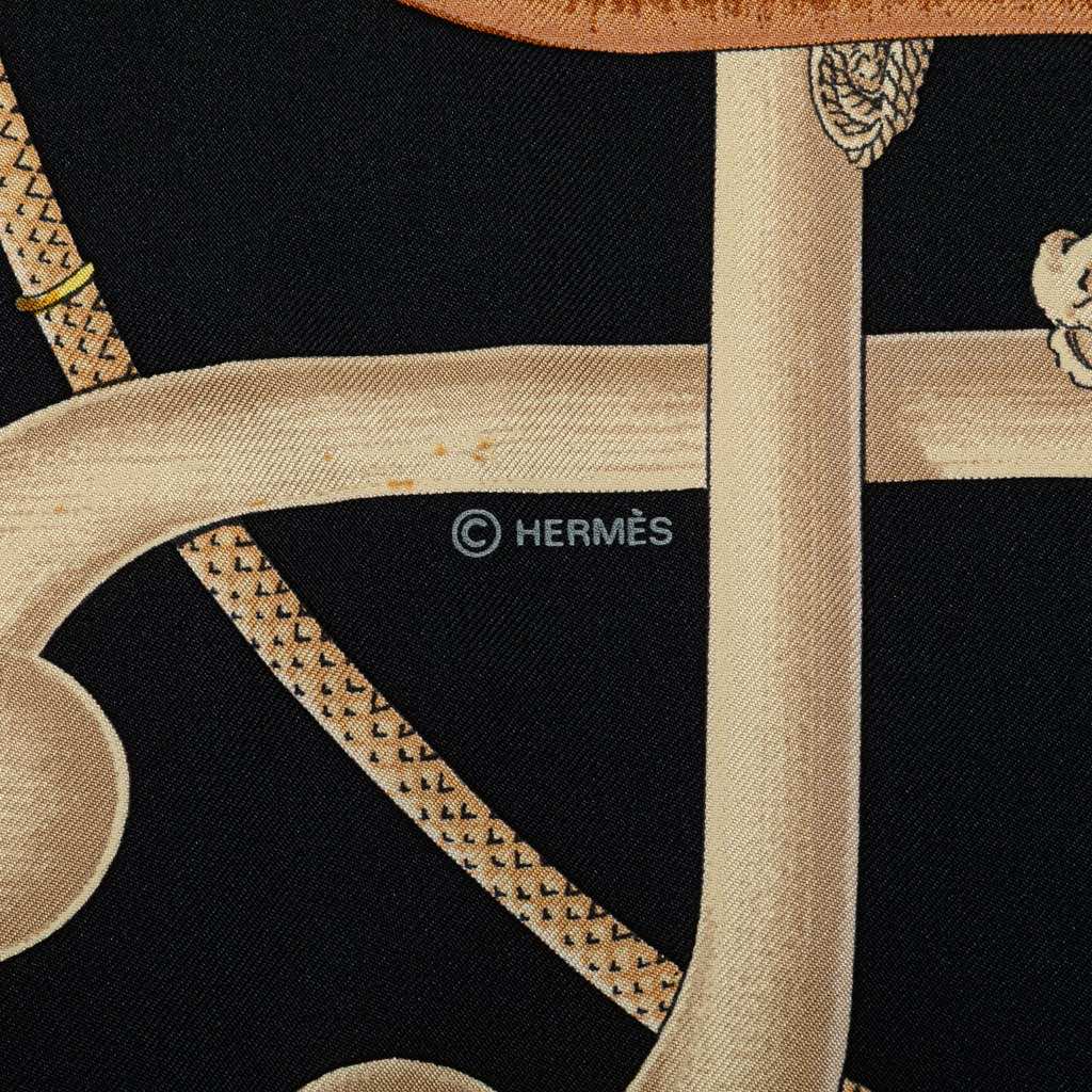 Hermès Cannes et Pommeaux Silk Scarf - 3
