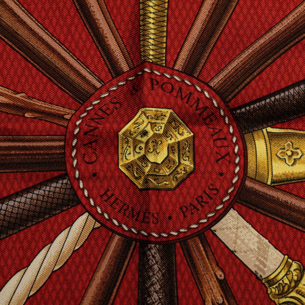 Hermès Cannes et Pommeaux Silk Scarf - 5