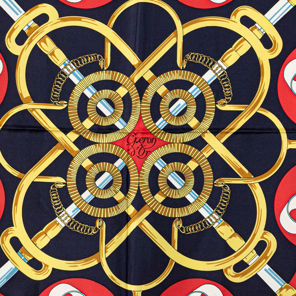Hermès Eperon d'Or Silk Scarf - 2