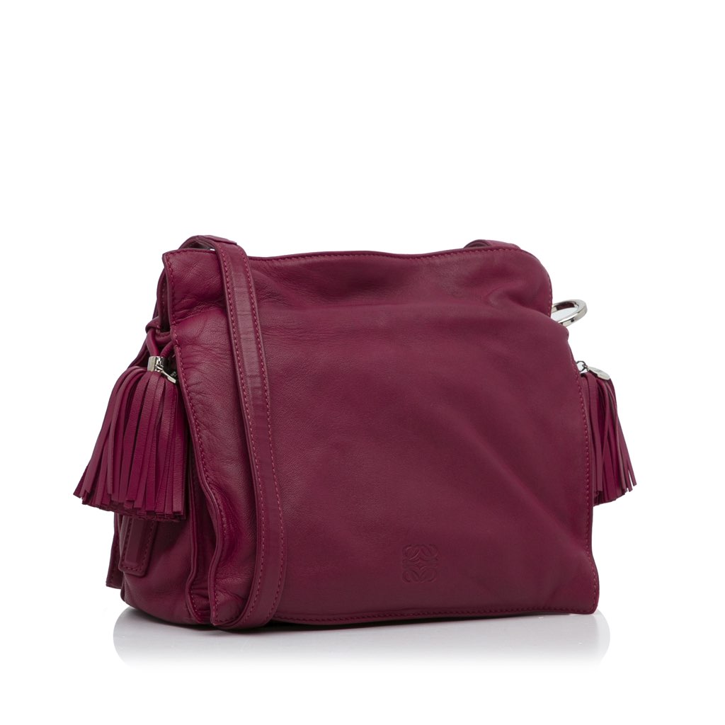 Loewe Small Leather Flamenco Crossbody Bag - 2