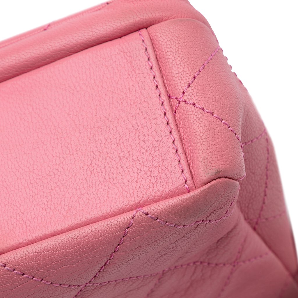 Chanel Small Quilted Goatskin Double Carry Waist Chain Flap - Detail 2