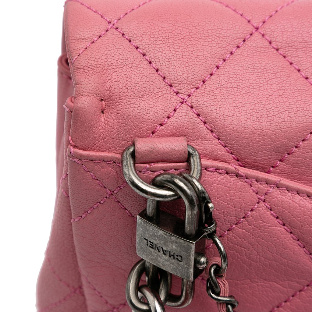 Chanel Small Quilted Goatskin Double Carry Waist Chain Flap - Image 10