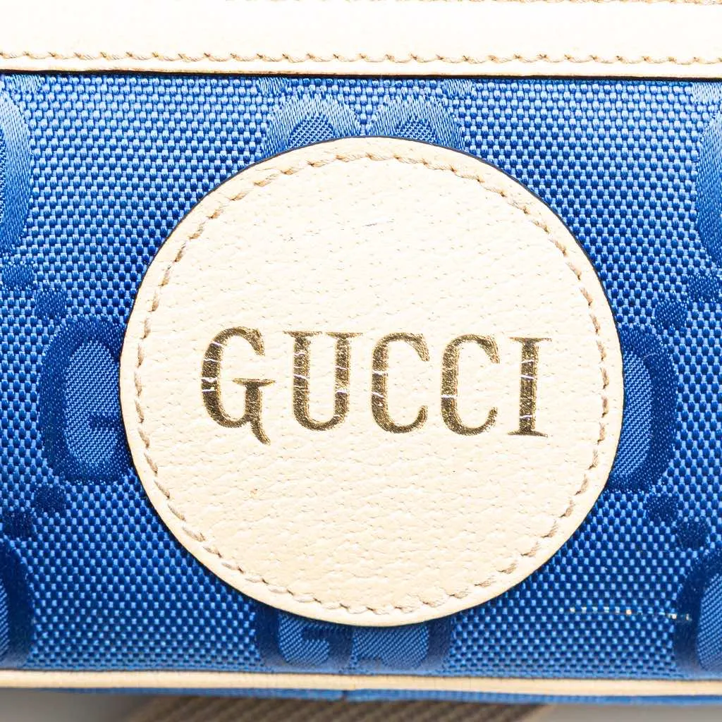 Gucci GG Nylon Off The Grid Belt Bag Blue Good - Box View