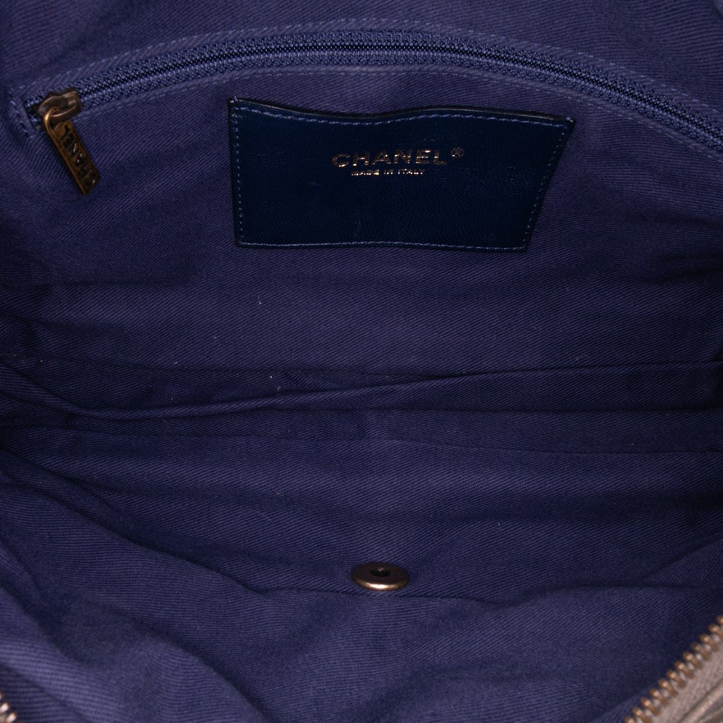 Chanel Large Quilted Iridescent Calfskin Shiva Flap - 4