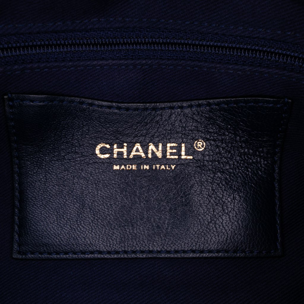 Chanel Large Quilted Iridescent Calfskin Shiva Flap - 5