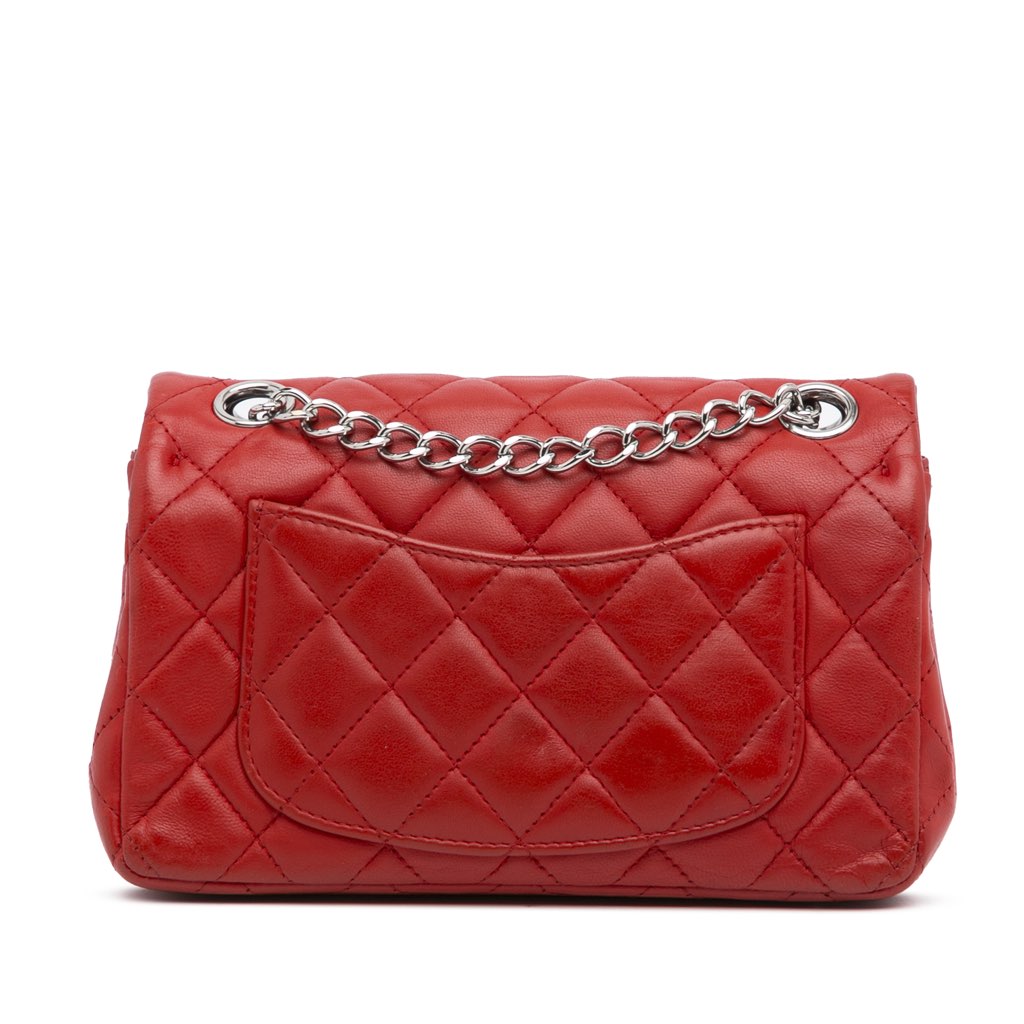 Chanel New Mini Rectangular Classic Lambskin Single Flap - 3