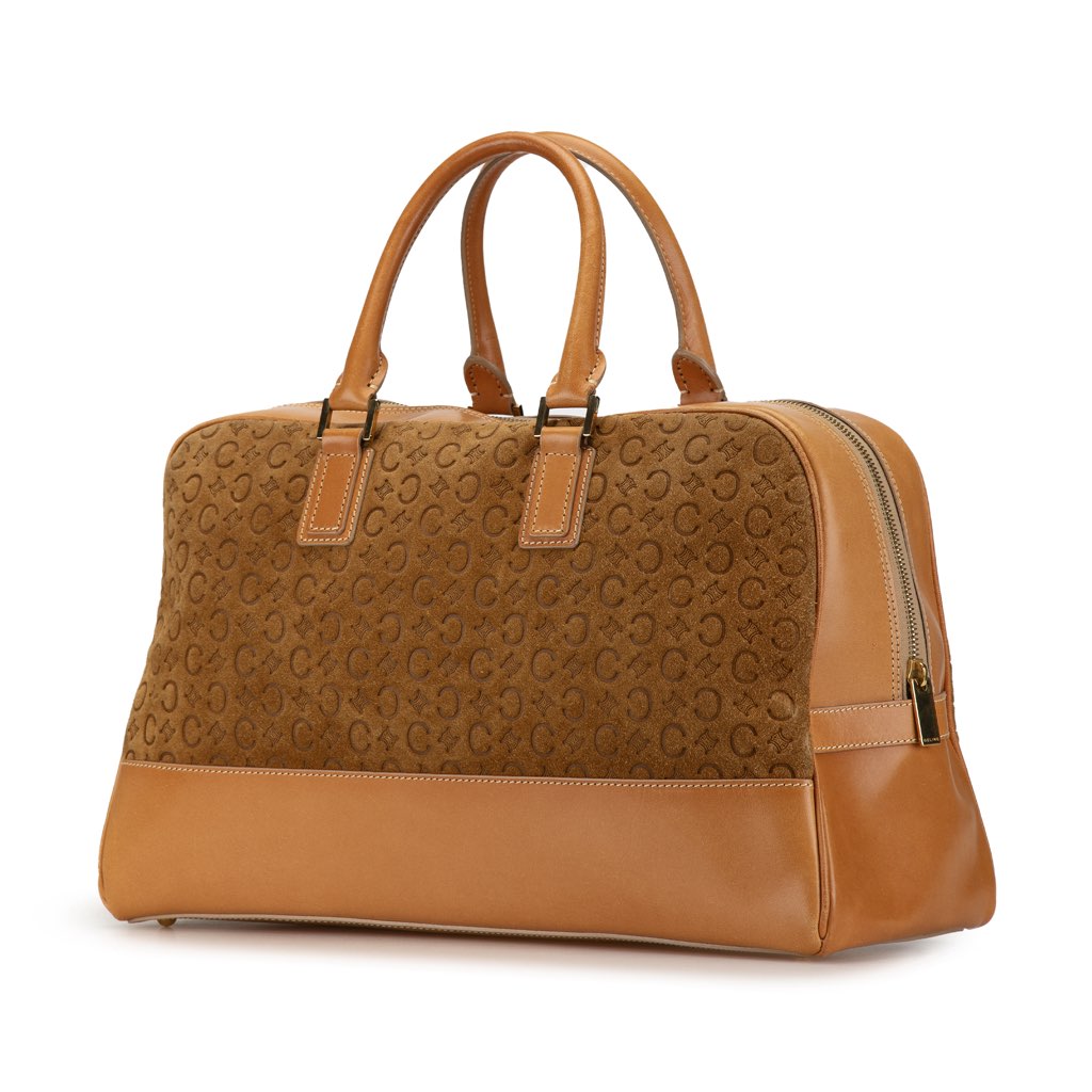 Celine Suede C Macadam Handbag - 2