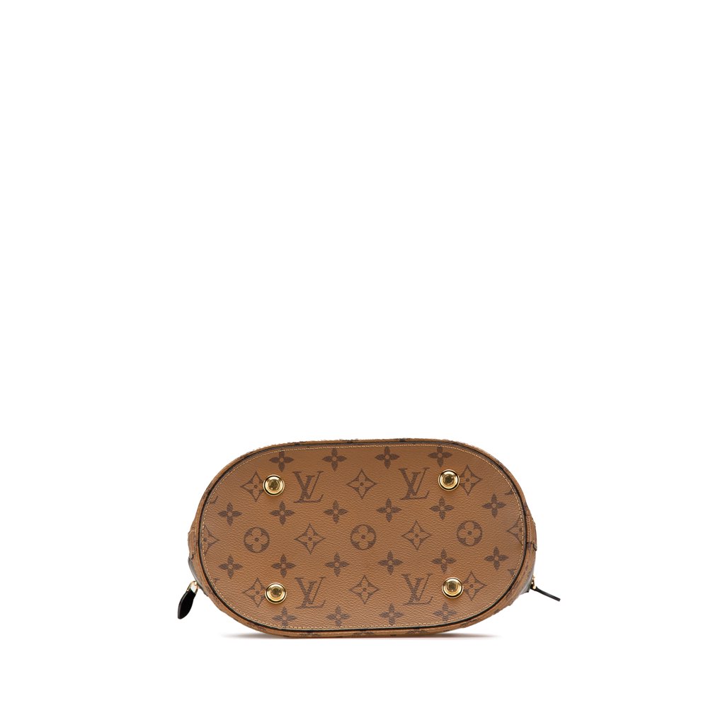 Louis Vuitton Monogram Reverse Tressage Tote MM - 3