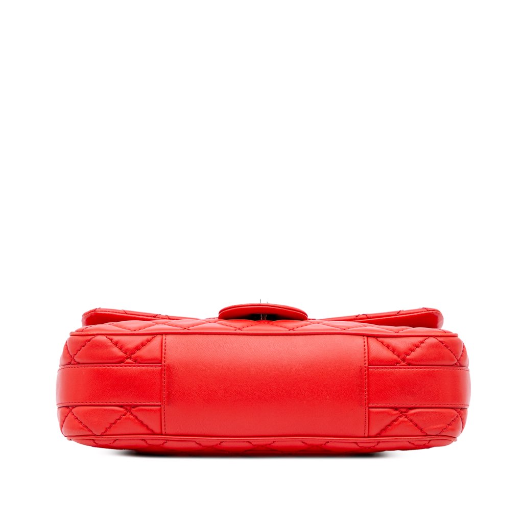 Chanel Jumbo Lambskin Easy Carry Flap Satchel - Image 6