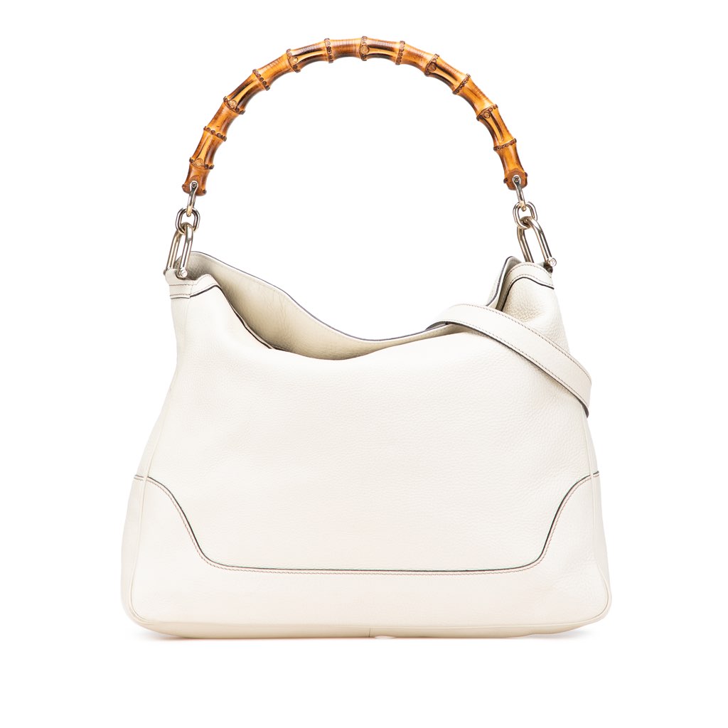 Gucci Calfskin Bamboo Diana Satchel