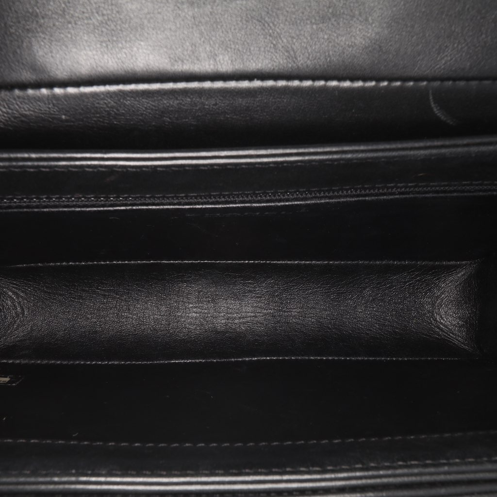 Chanel Quilted Calfskin Double Chain Top Handle Flap - 4