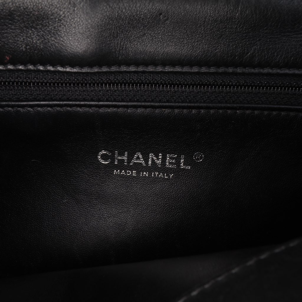 Chanel Quilted Calfskin Double Chain Top Handle Flap - 5