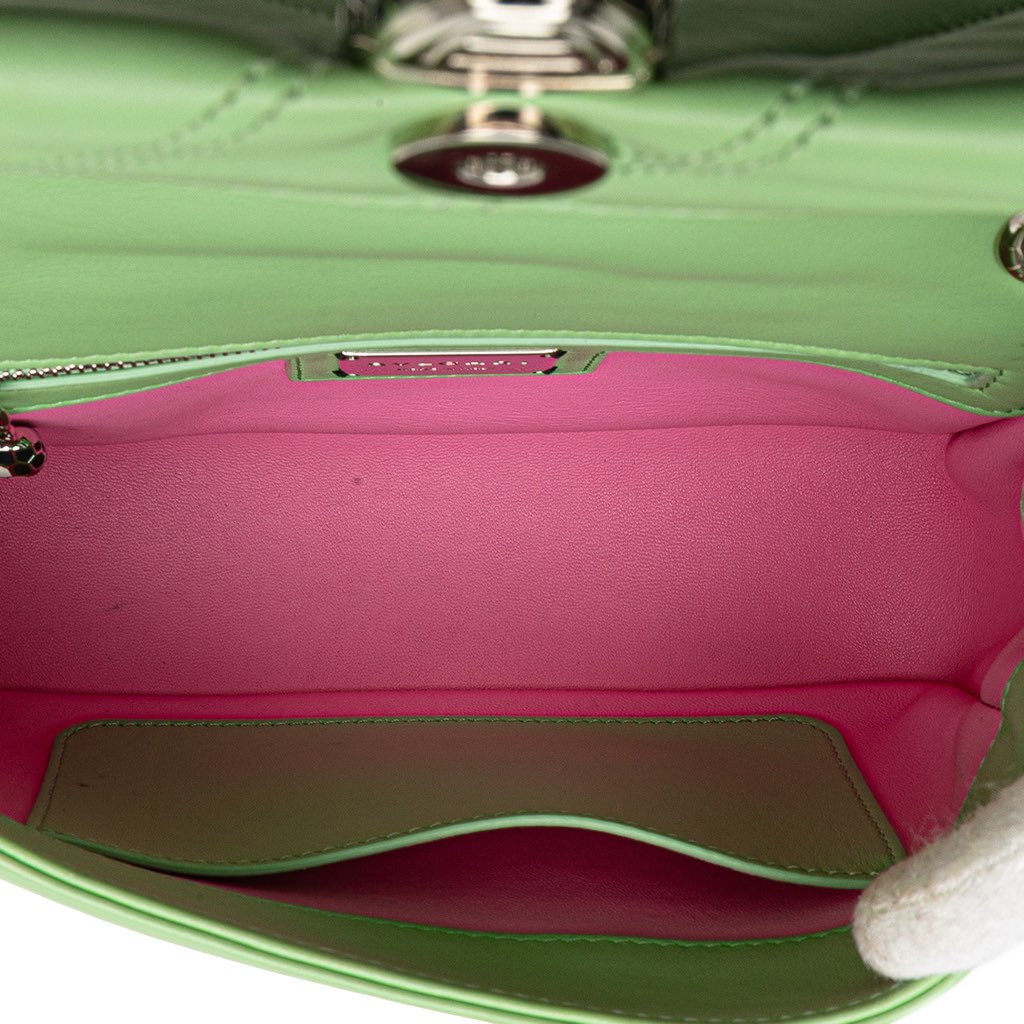 Bvlgari Leather Serpenti Cabochon Chain Crossbody - 4