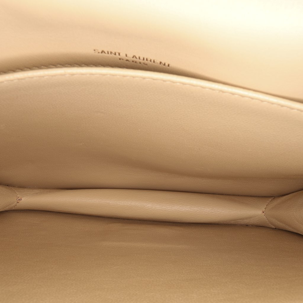 Saint Laurent Medium Quilted Suede Monogram Solferino Crossbody - 4