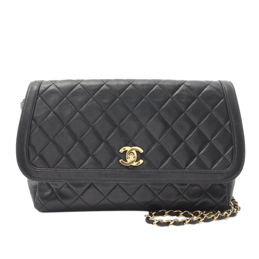 Chanel Medium CC Quilted Lambskin Single Flap