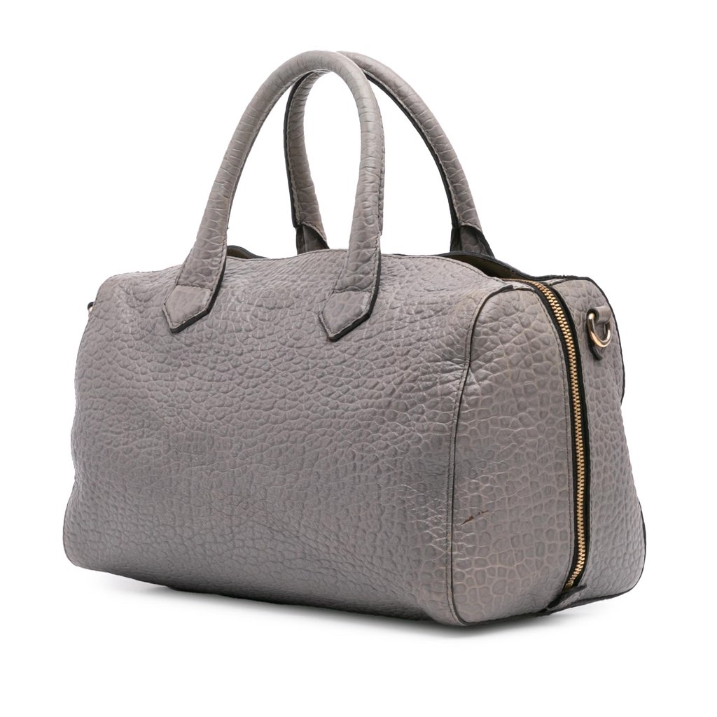 Burberry Medium Grained Calfskin Alchester Satchel - 2