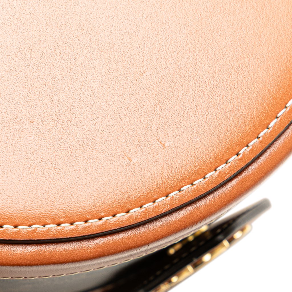 Celine Medium Triomphe Coated Canvas Tambour Crossbody - Image 12