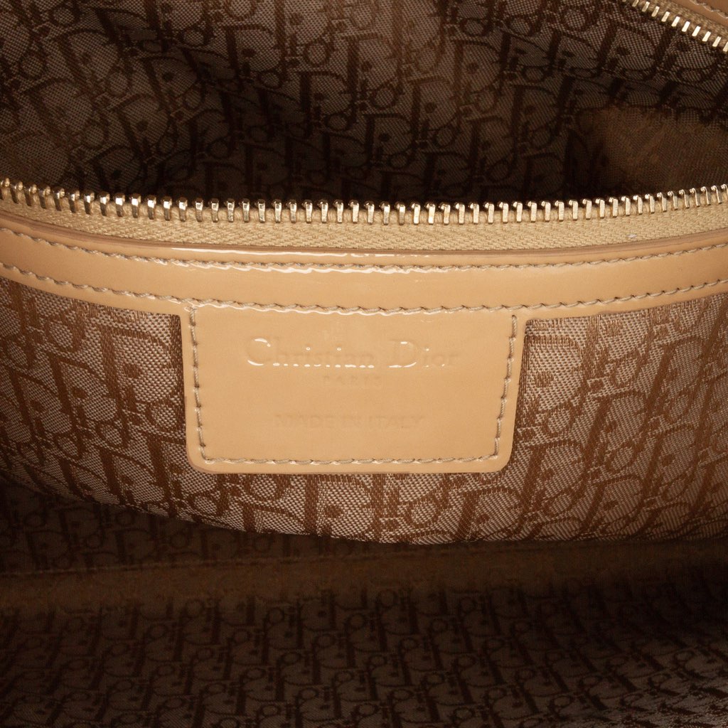 Dior Large Patent Cannage Lady Dior - 5